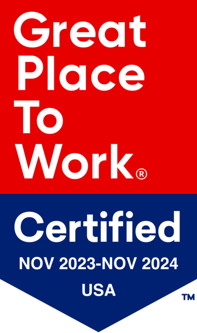 Great Place to Work Certified. November 2023 - November 2024